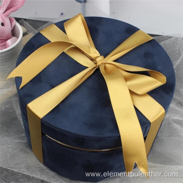 Woven Pu Synthetic Leather Gift Box Package